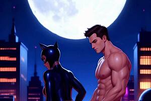 ohh catwoman ai animation fucks my teen milf ass so deep ughh