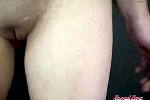 Petite Blonde Keyton Milks Hard Dick with Deepthroat and Swallow!