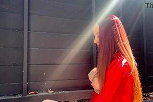 artemisia love's juicy tits bounce wild outdoor for horny eyes