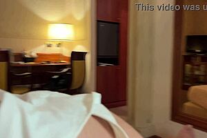 Fucking hot whore against hotel mirror now!