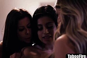 Stepdaughters Swap With Pervy Stepparents In Taboo 4some