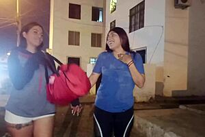 I dragged my busty stepmom to hotel shower for wet lesbian pussy licking