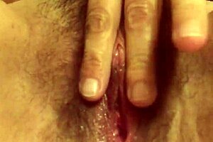 italian bitch milf fingers her dirty hairy pussy like a total slut