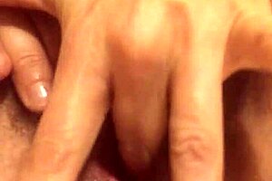 italian bitch milf fingers her dirty hairy pussy like a total slut