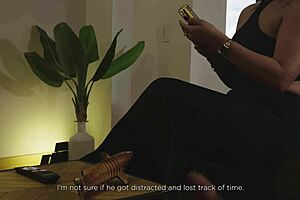 curvy lady boss milf mouth filled with hot cum