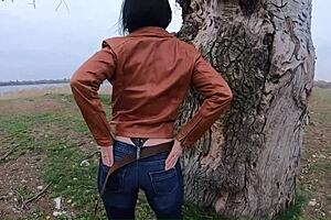 beautiful sugar babe in tight jeans teases with kinky milf games, mega orgasm in home bathtub while smoking