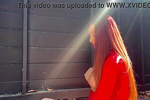 artemisia love's juicy tits bounce wild outdoor for horny eyes