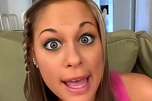 sexy tanned blonde milf mommy rides long hard cock doggystyle then squirts on face