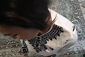 big ass arab stepmom sneaks dirty taboo sex with stepson hiding her slutty muslim secret