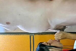 Neighbor Gives Massive Latina Maid Blowjob