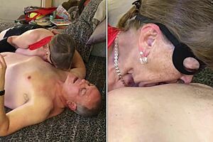 granny carmen as elastigirl superhero cosplay gives deep cock sucking skills