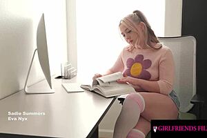 stepmom sadie summers teaches eva nyx to worship wet pussy right