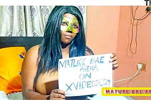 Horny Amateur BBW Mature Bae Arena Pounds Hardcore Homemade