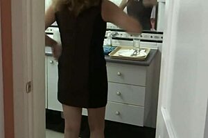 Wearing erotic lingerie to finger pussy for friend's stepson 🔥👙💦