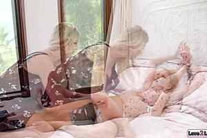 Stepmom Teaches Stepdaughter Toy Play Turns To Pussy Licking 69