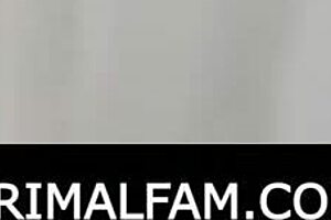 Primalfam's skinny blonde teen Emma Hix in interracial 3some with big tits black milf stepmom September Reign and stepdad?