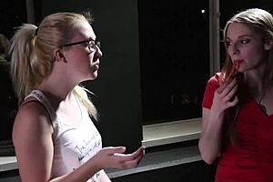 big boobed samantha rone licks nipples and pussies in steamy lesbian play