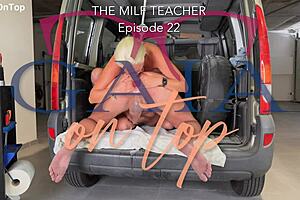 Milf Teacher Fists Prolapses Anal Enema Pisses While Pegging Student!