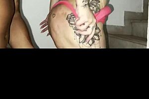 Secret Stairway Assfucking Friend's Mom Hidden From Dad's Eyes