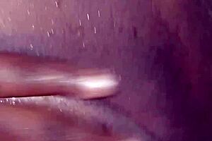 i love squirting on his ebony cock in our homemade bedroom romps