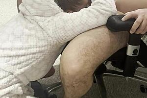 Step son, your big dick is so huge... let mommy suck it deep in the living room