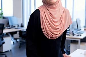 Arab teen slut, ready to deepthroat for cash in this office?