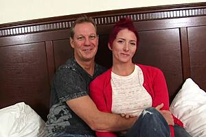 After man's cumshot they keep going she craves his load again now