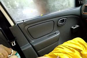 StepMom Fucked Hard Highway Car Public