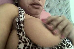 Steamy Brunette Flashes Sweaty Tits Craving All-Night Fuck!