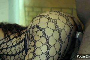 Brunette Couple Awakens with Lingerie Pussy Lick and Big Ass Fuck.