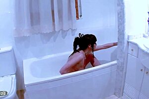 mature spanish brunette slams dildo then takes rough pounding???