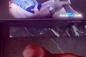 masturbating to backseat fucking while stepmom watches secretly?