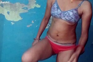 janvibhabhi's hot closeup standing kiss sex with deep moans and orgasms