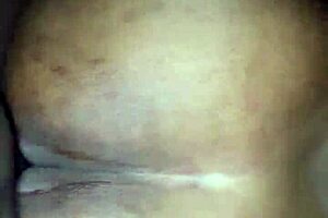 Chubby Ebony Stepmom's Fat Ass Squirts on Black Monster Cock!