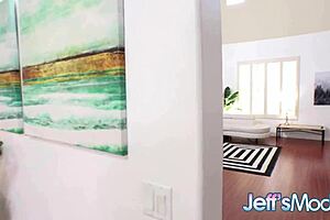 masseur works hefty bbw eliza allure's curves with toys massage