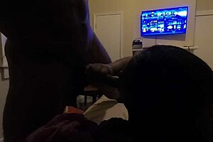 bbw cougar slut auditions for splackcity's monster black cock cum in mouth tryout