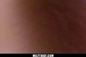 Sophia West Pays for Lingerie Theft with Garage Pounding!