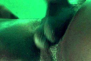 horny african bbc breeder strokes oiled dick to bust