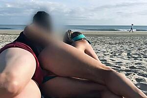 Painful public anal creampie stretches her wide