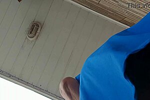 you recording your stepmom cleaning sidewalk publicly in that sexy maid outfit?