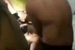 Think you can handle black Brazilian monster cock outdoors?