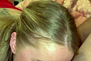 stepson sneaks into bedroom as i tease his monster cock with deepthroat lingerie play