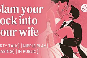 BRIDE BEGS FOR HUSBAND'S COCK AT WEDDING CEREMONY DEEP CREAMPIE FINISH!