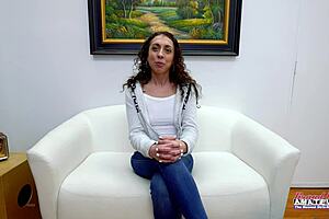 Skinny Brunette Mercedez Sloppy Deepthroats Then Passionate Rimjobs Dildo Play