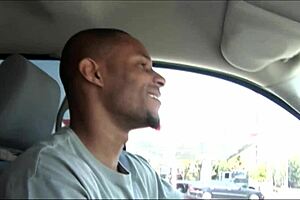 busty blonde milf grabs massive black cock for ride