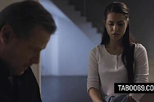 hot latina teen alina lopez spreads for mature man's monster cock deep in her tight pussy