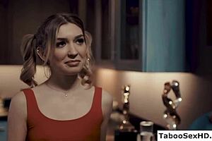 stepmommy joins threesome horny man seduces skinny teen old young lesbian play