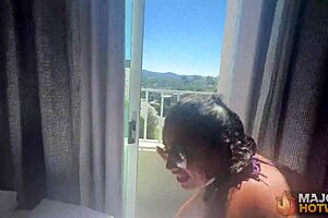 can blonde milf leya falcon gap her pussy on rome major's monster cock?