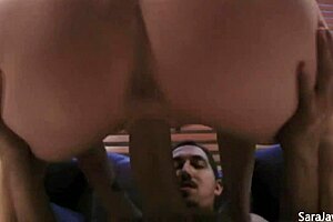 sara jay rides juan hard then takes his load on her face after doggy