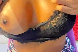 brazilian nympho squirts hard on black cock anal tease